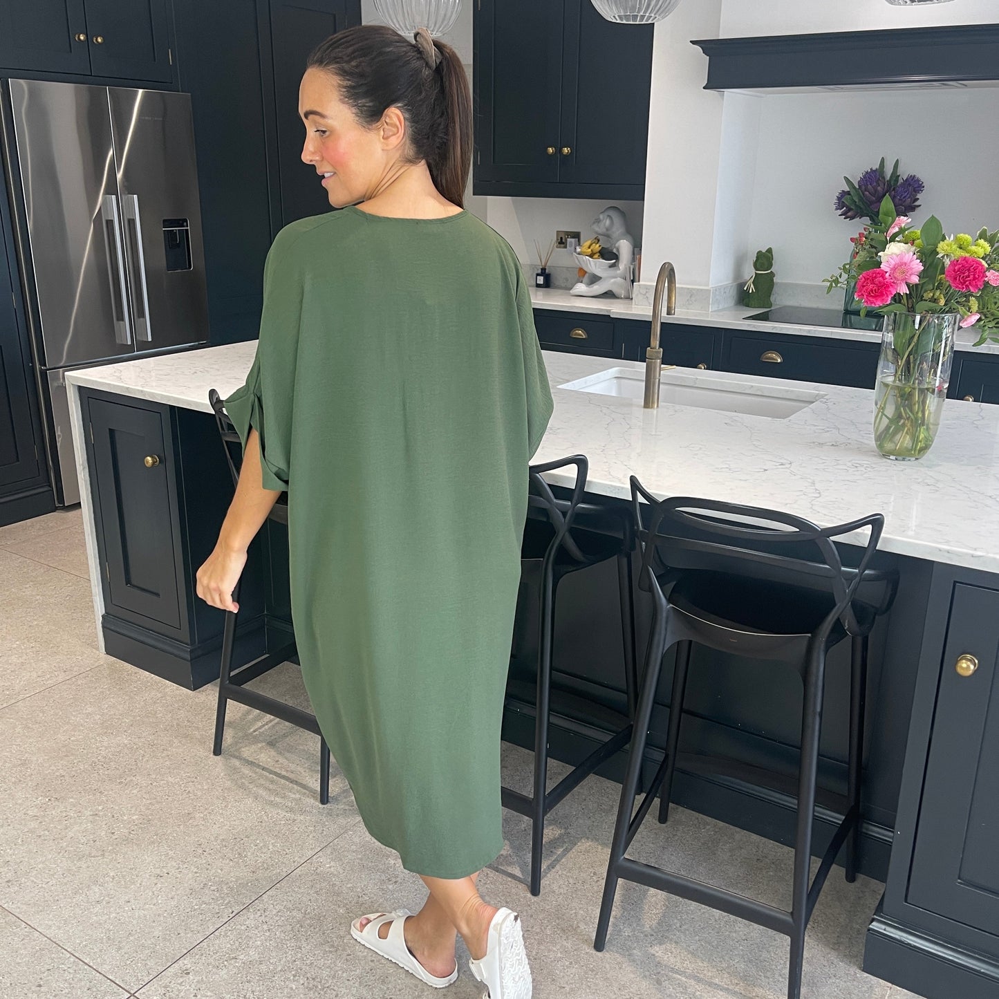 Tiffany Maxi Knot Dress - Blush Boutique Essex