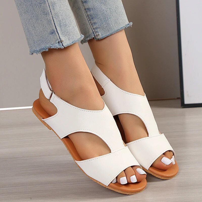 Minimalist Ankle Strap T-Strap Sandal
