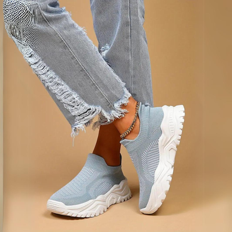 Knit Slip-On Sneakers - Modern Comfort Shoes