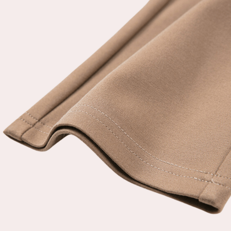 Tailored Chino Pants - High-Waisted Straight Leg