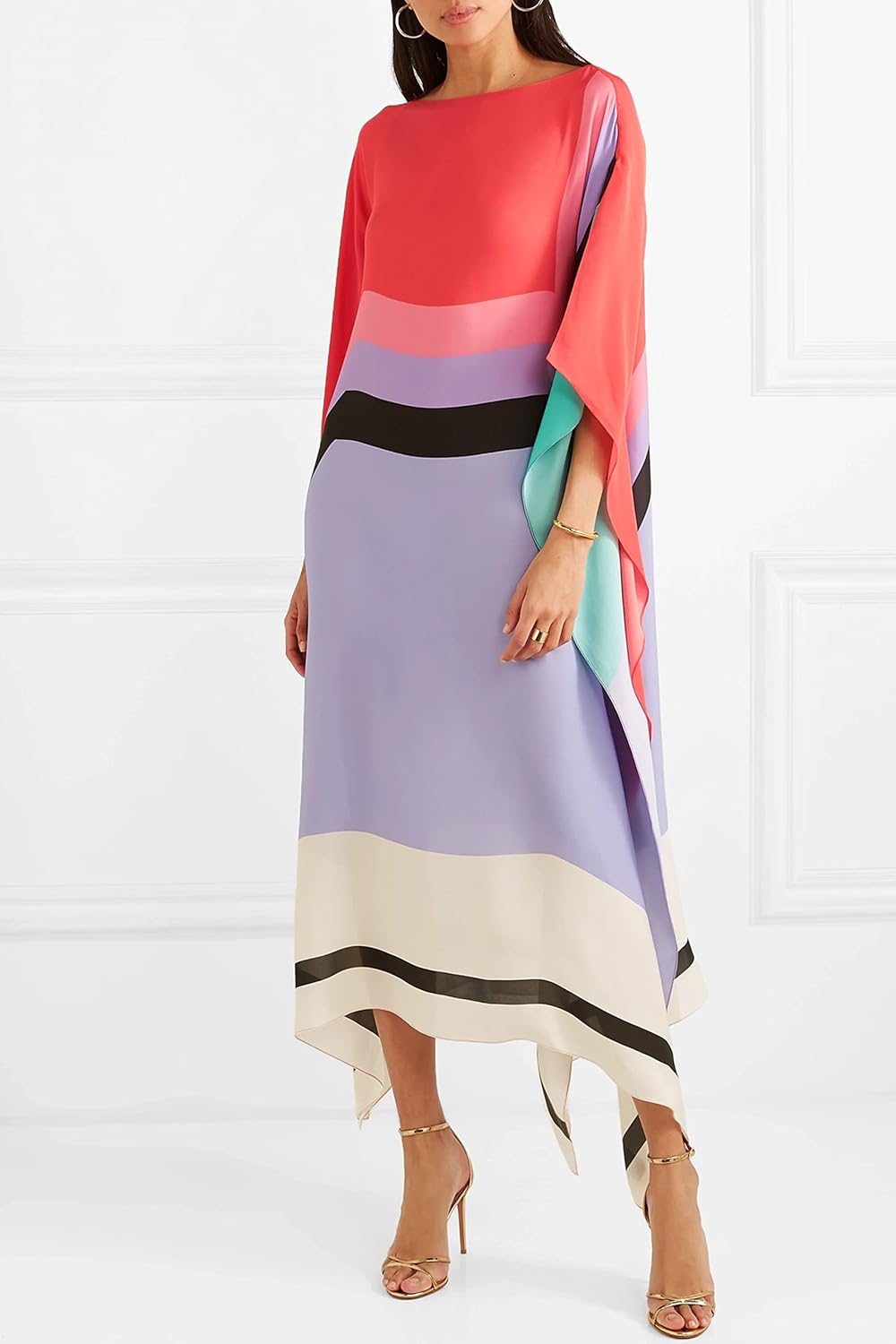Leanne | Elegant Geometric Print Caftan - Stylish Comfort for Every Occasion - Image 6