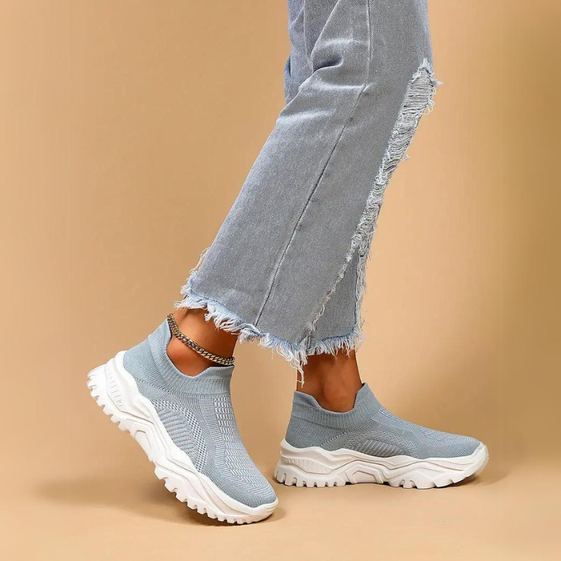 Knit Slip-On Sneakers - Modern Comfort Shoes