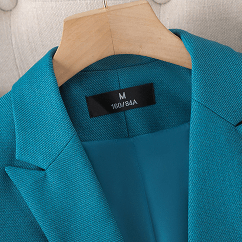 Tailored Suit Set - Straight Leg, Single Button