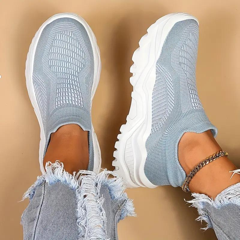 Knit Slip-On Sneakers - Modern Comfort Shoes