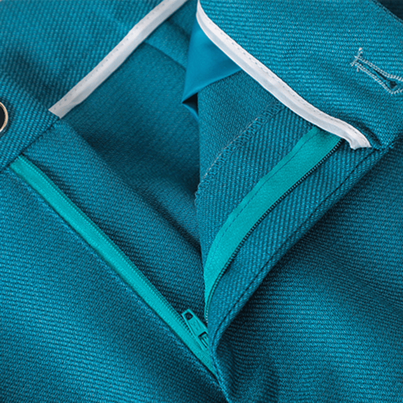 Tailored Suit Set - Straight Leg, Single Button