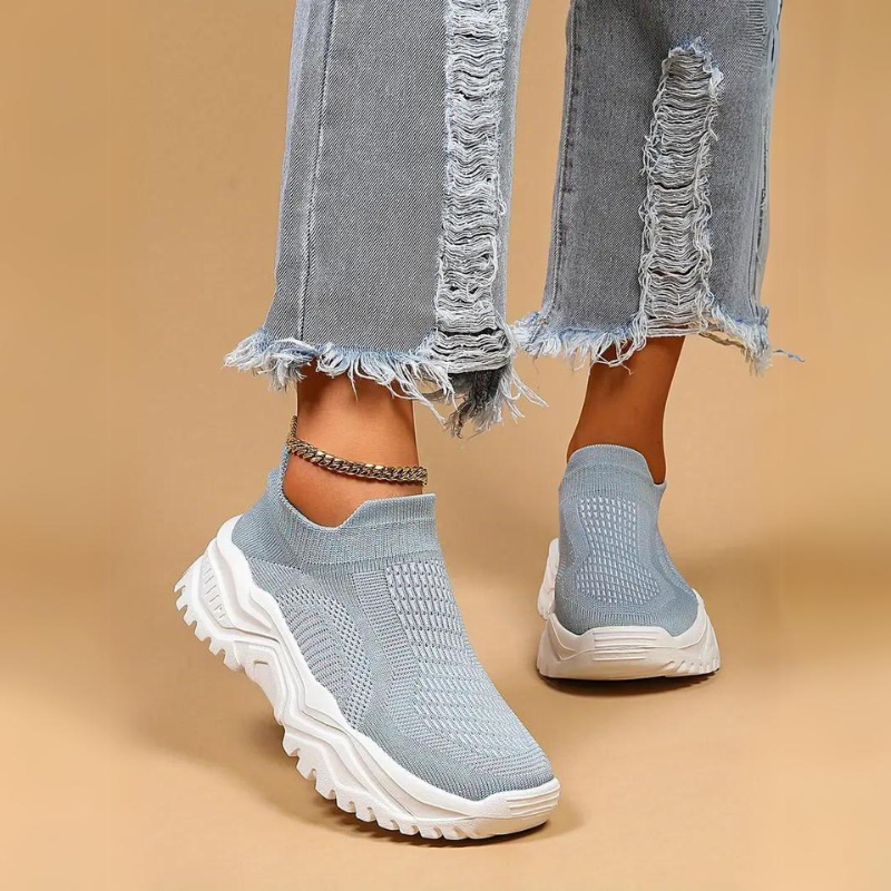 Knit Slip-On Sneakers - Modern Comfort Shoes