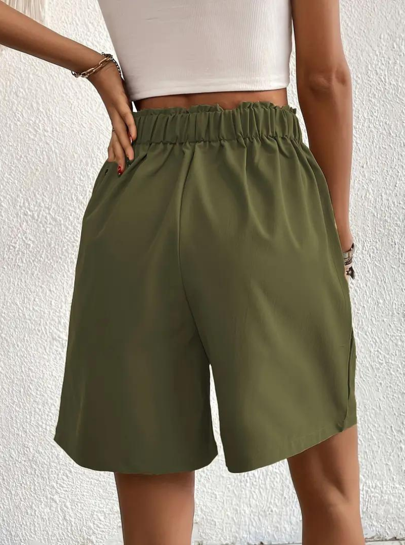 Women's High-Waist Pleated Shorts with Pockets – Versatile Style-82558-4bb7a632-19f5-4c3e-8972-750601bf16f9