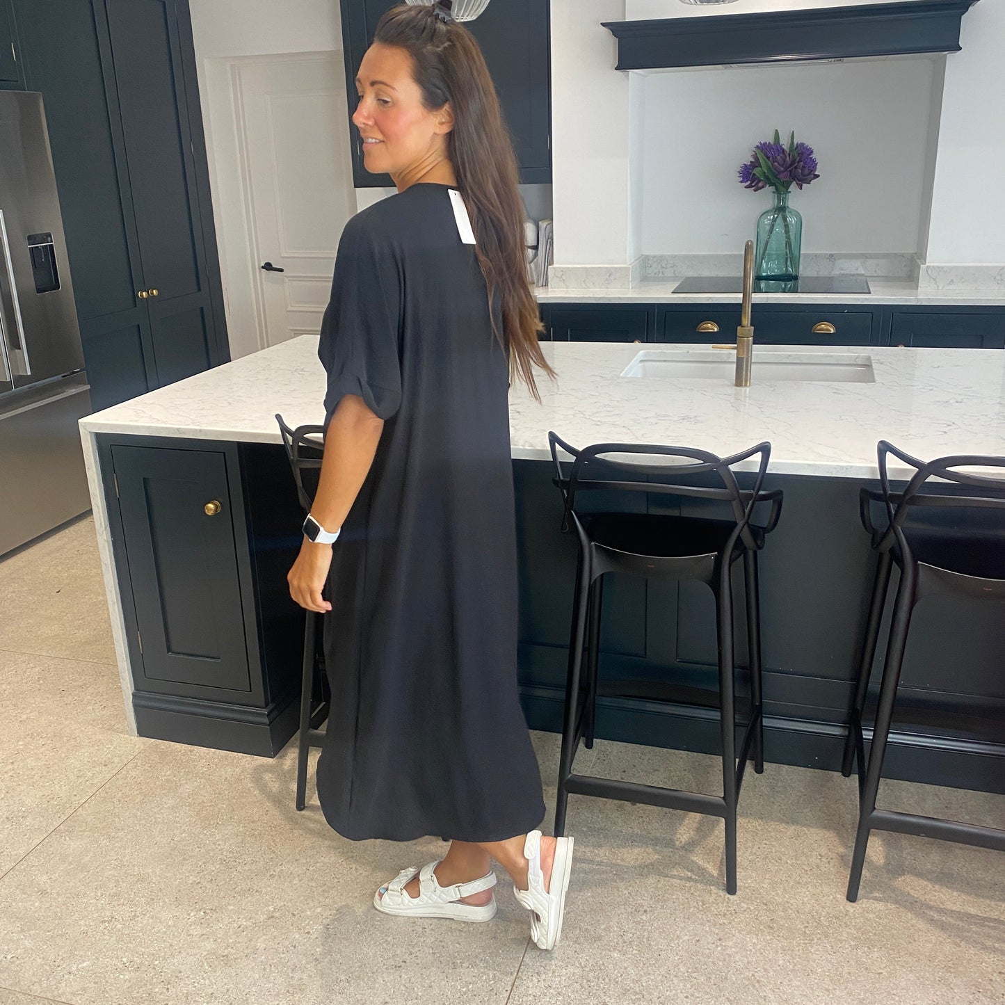 Tiffany Maxi Knot Dress - Blush Boutique Essex