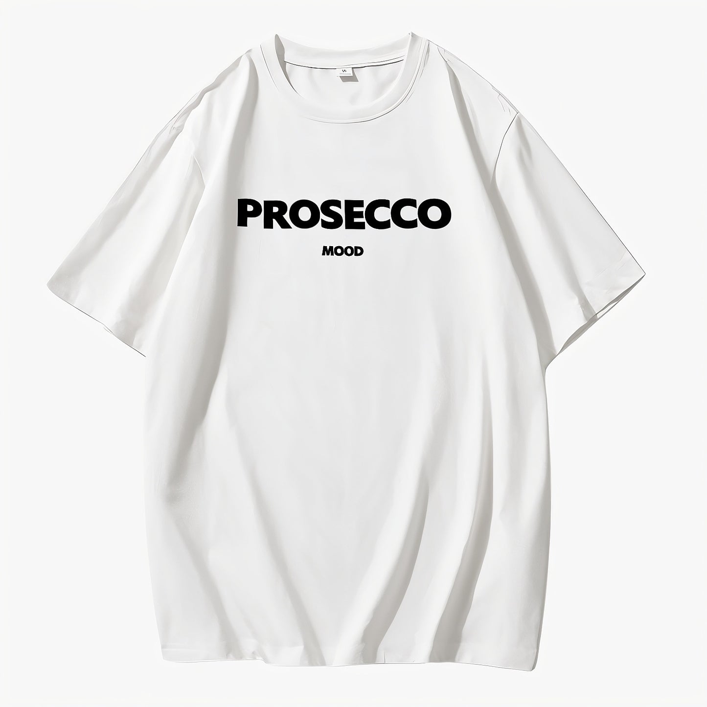 Relaxed Fit Graphic Tee - Prosecco Print