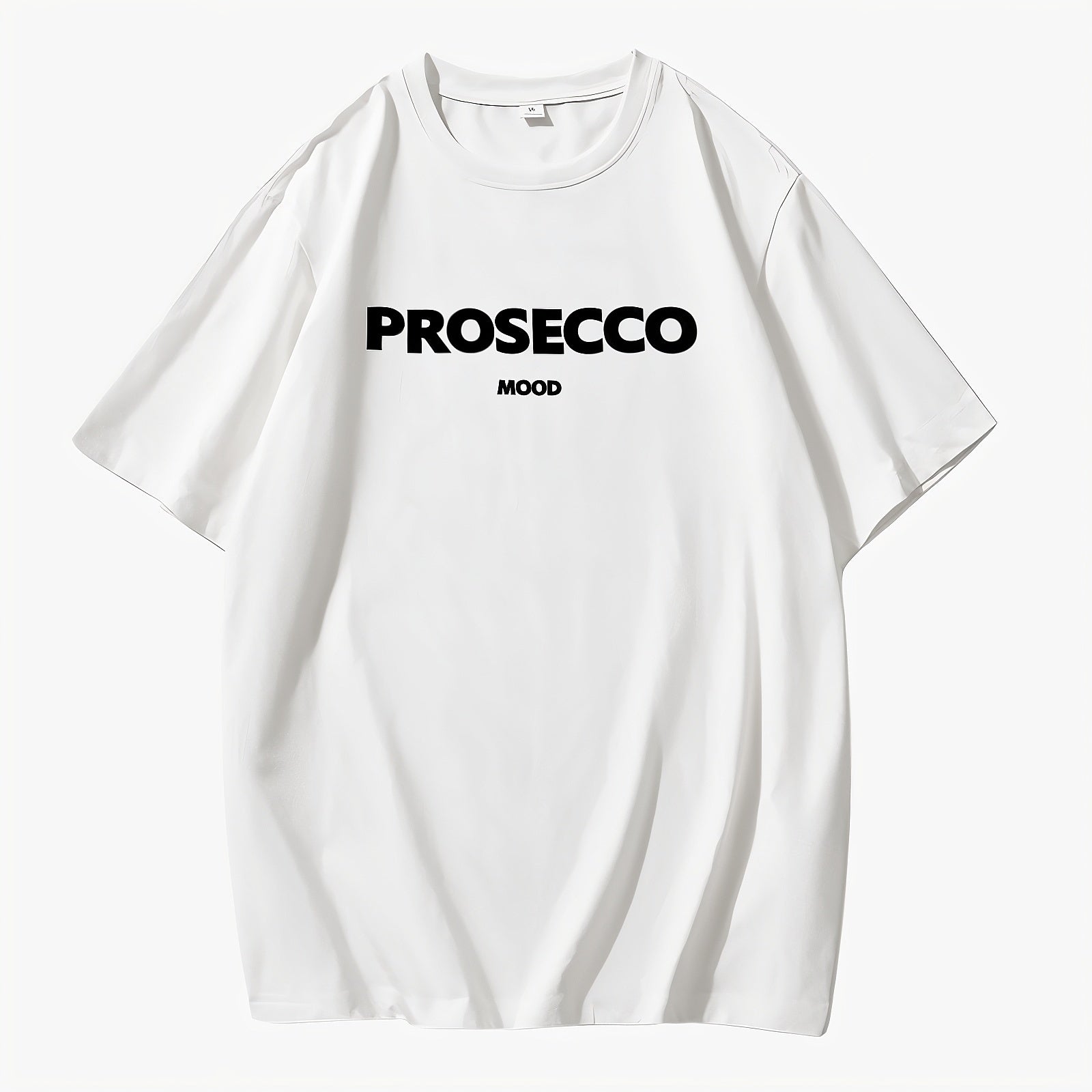 Relaxed Fit Graphic Tee - Prosecco Print