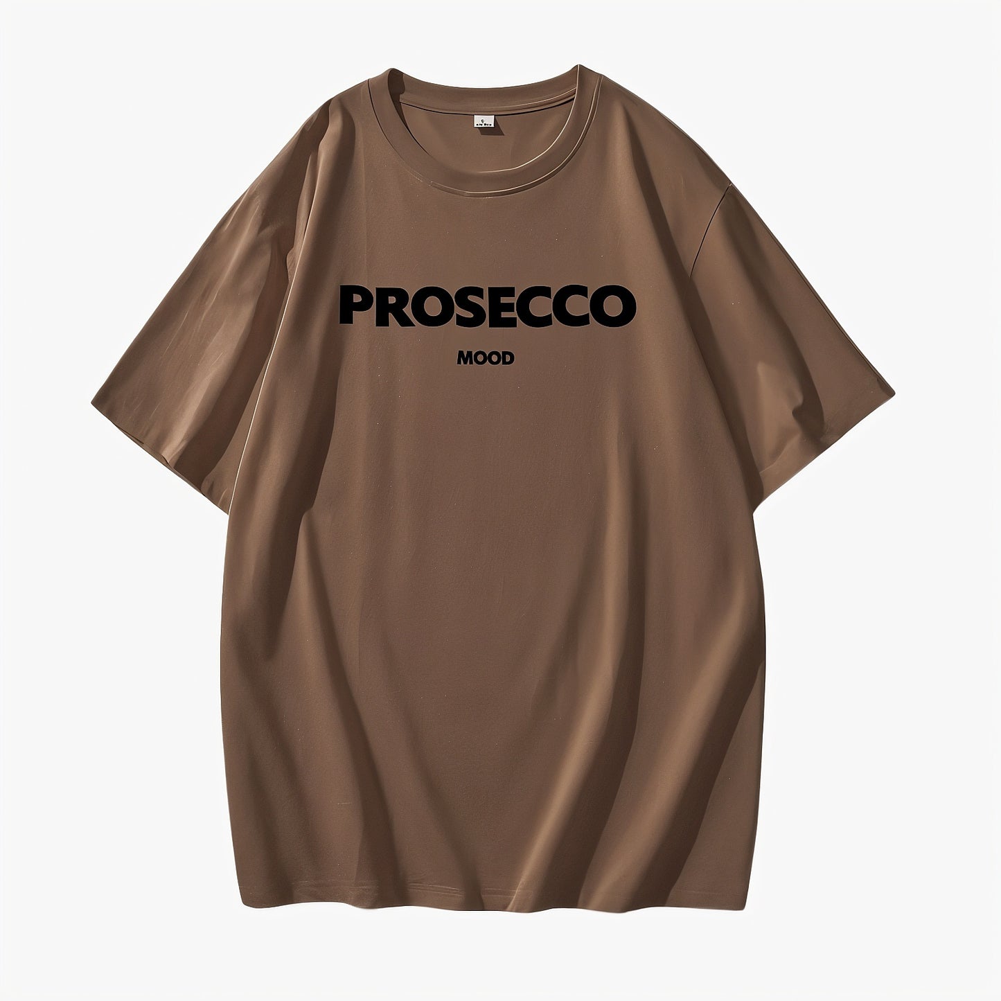 Relaxed Fit Graphic Tee - Prosecco Print