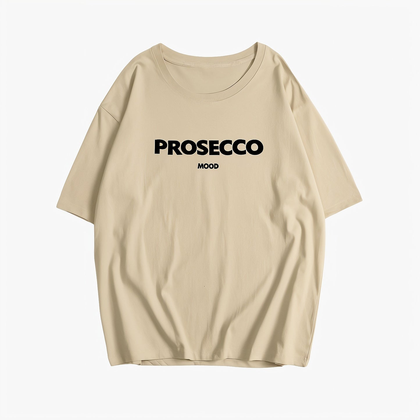 Relaxed Fit Graphic Tee - Prosecco Print
