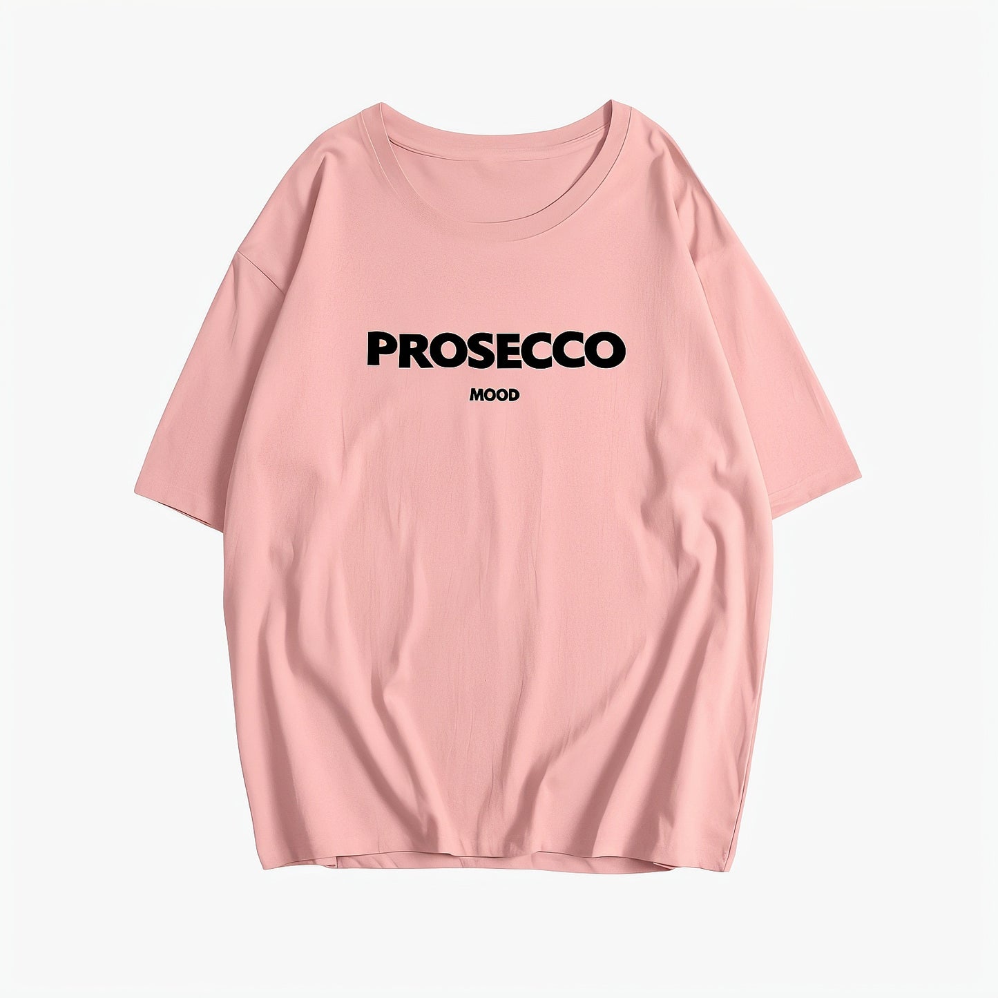 Relaxed Fit Graphic Tee - Prosecco Print