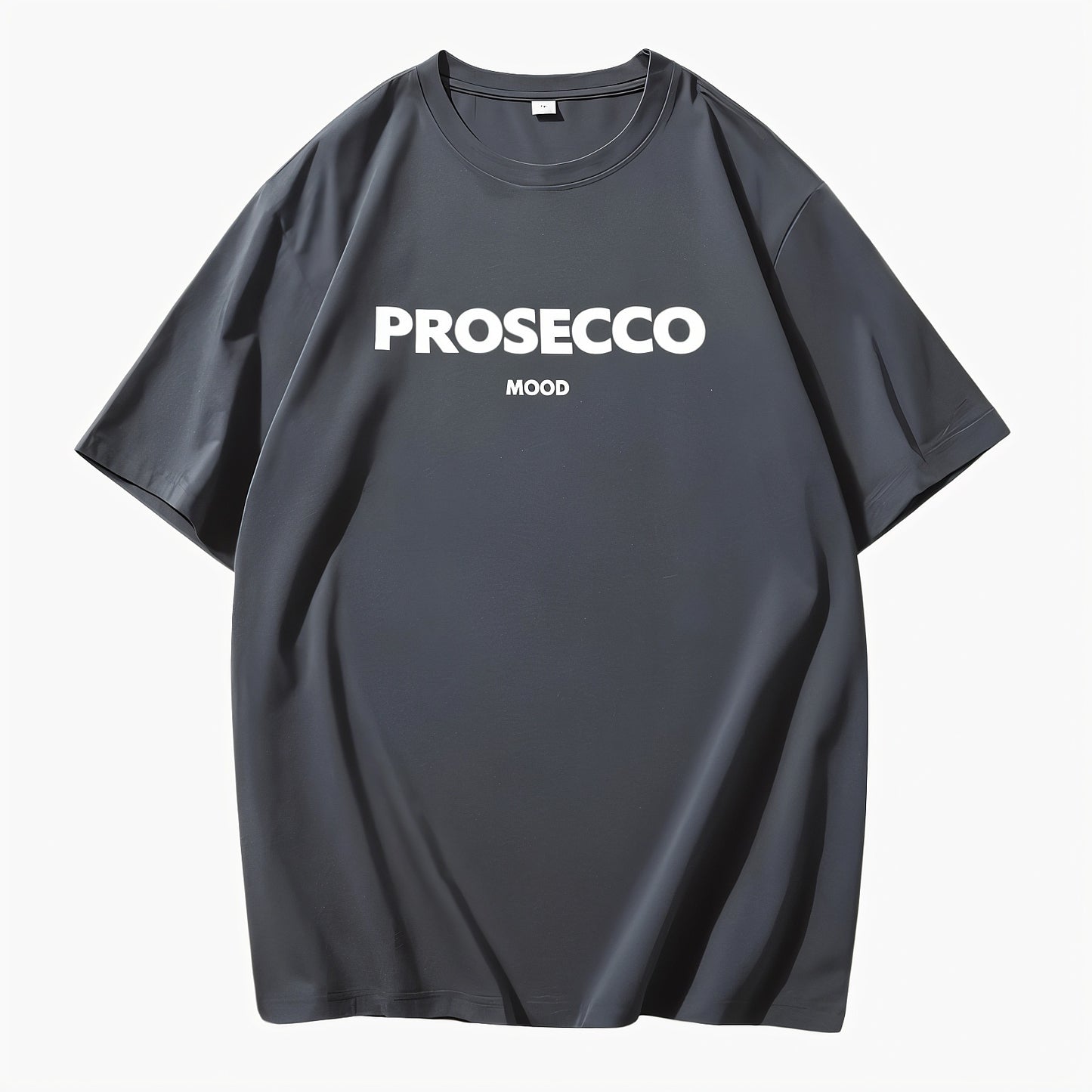 Relaxed Fit Graphic Tee - Prosecco Print