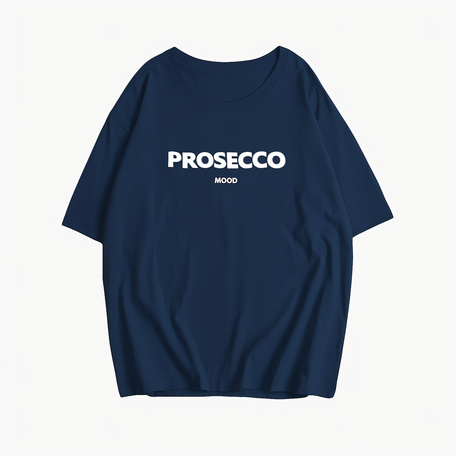 Relaxed Fit Graphic Tee - Prosecco Print