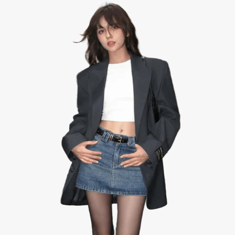 Modern Oversized Blazer - Structured Fit