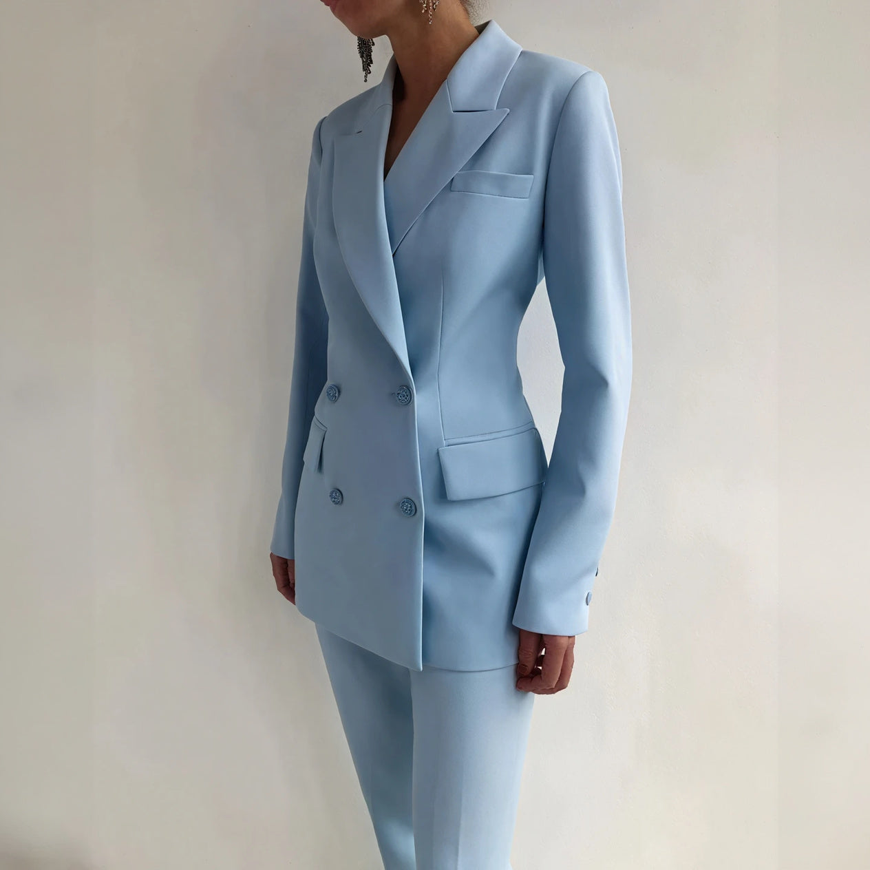 Double-Breasted Suit - Tailored Fit, Slim Leg