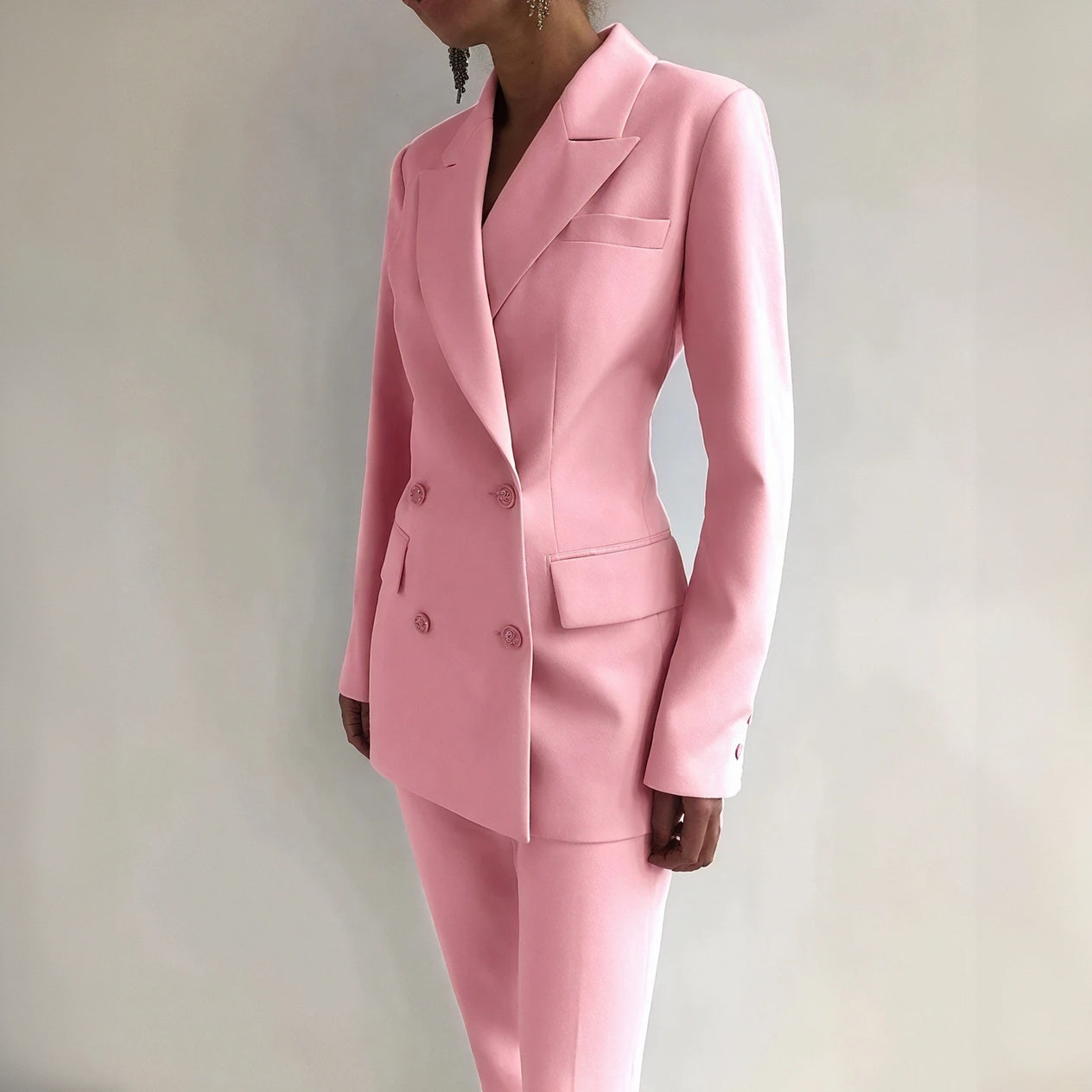 Double-Breasted Suit - Tailored Fit, Slim Leg