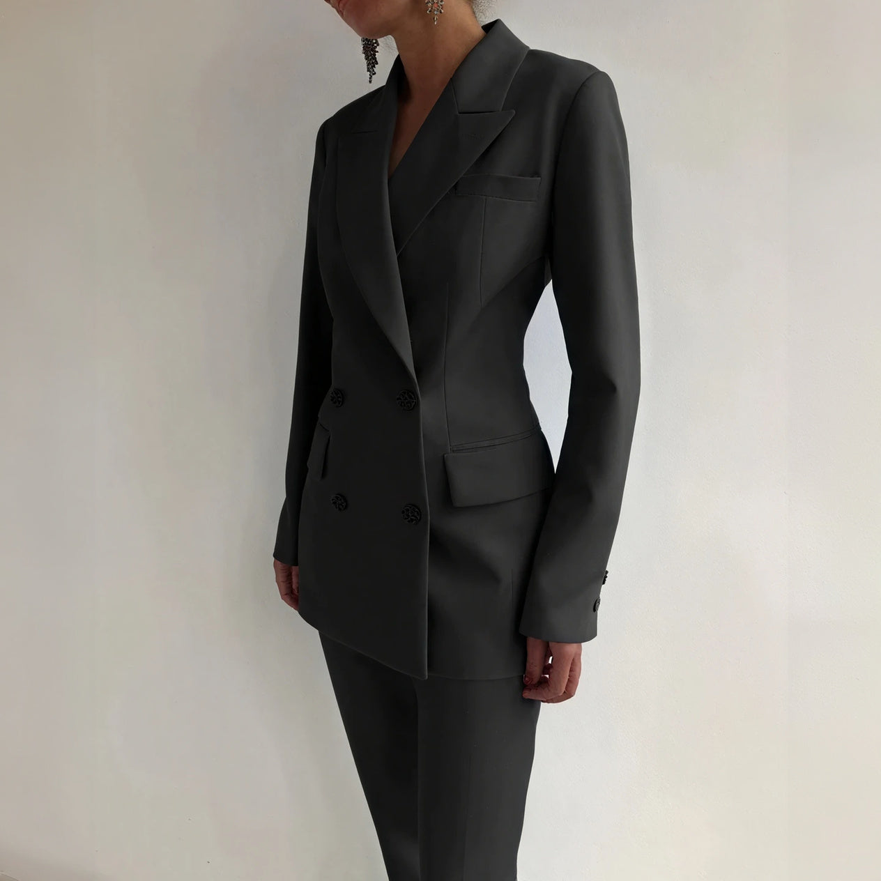 Double-Breasted Suit - Tailored Fit, Slim Leg