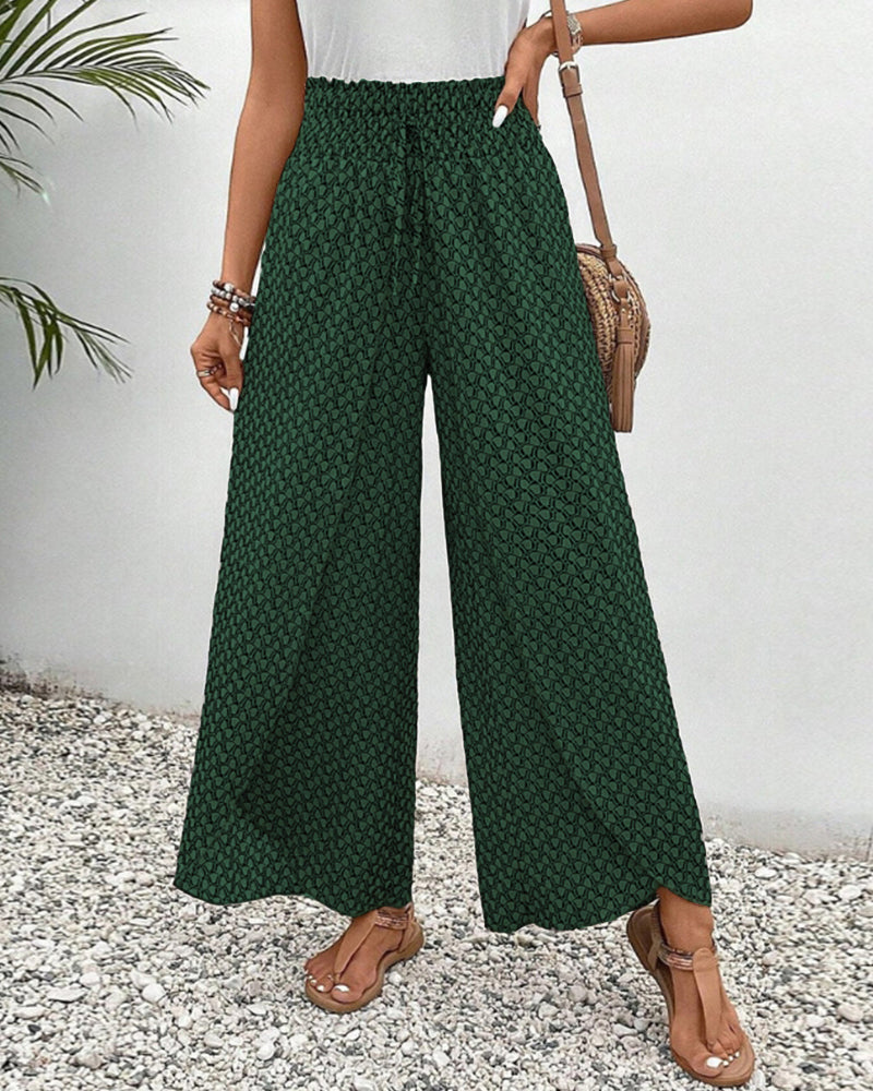 Basicfold Women's Wide Leg Pants – Elastic Waistband, Drawstring, Multiple Colors-83218-7016fb4c-92e7-4d40-8af1-daa4fc0c8627