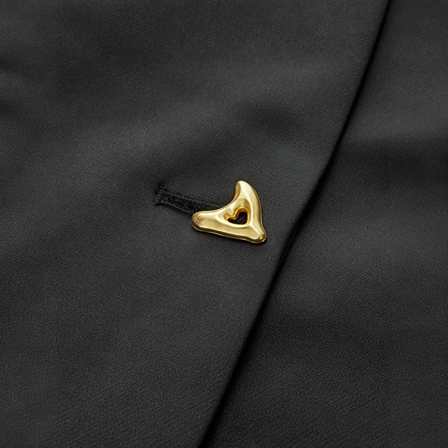 Structured Sleeve Wrap Top - Gold Detail