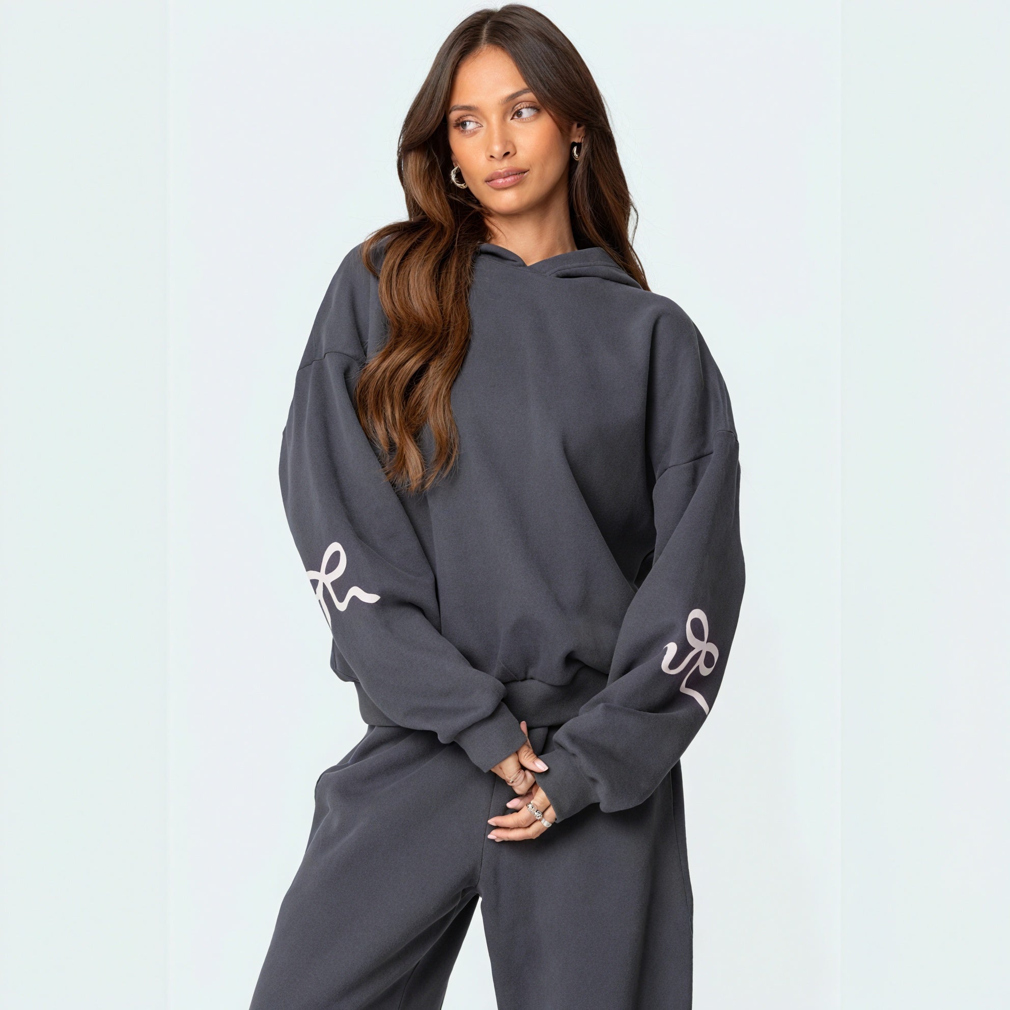 Relaxed Fit Activewear Set - Hoodie & Sweatpants