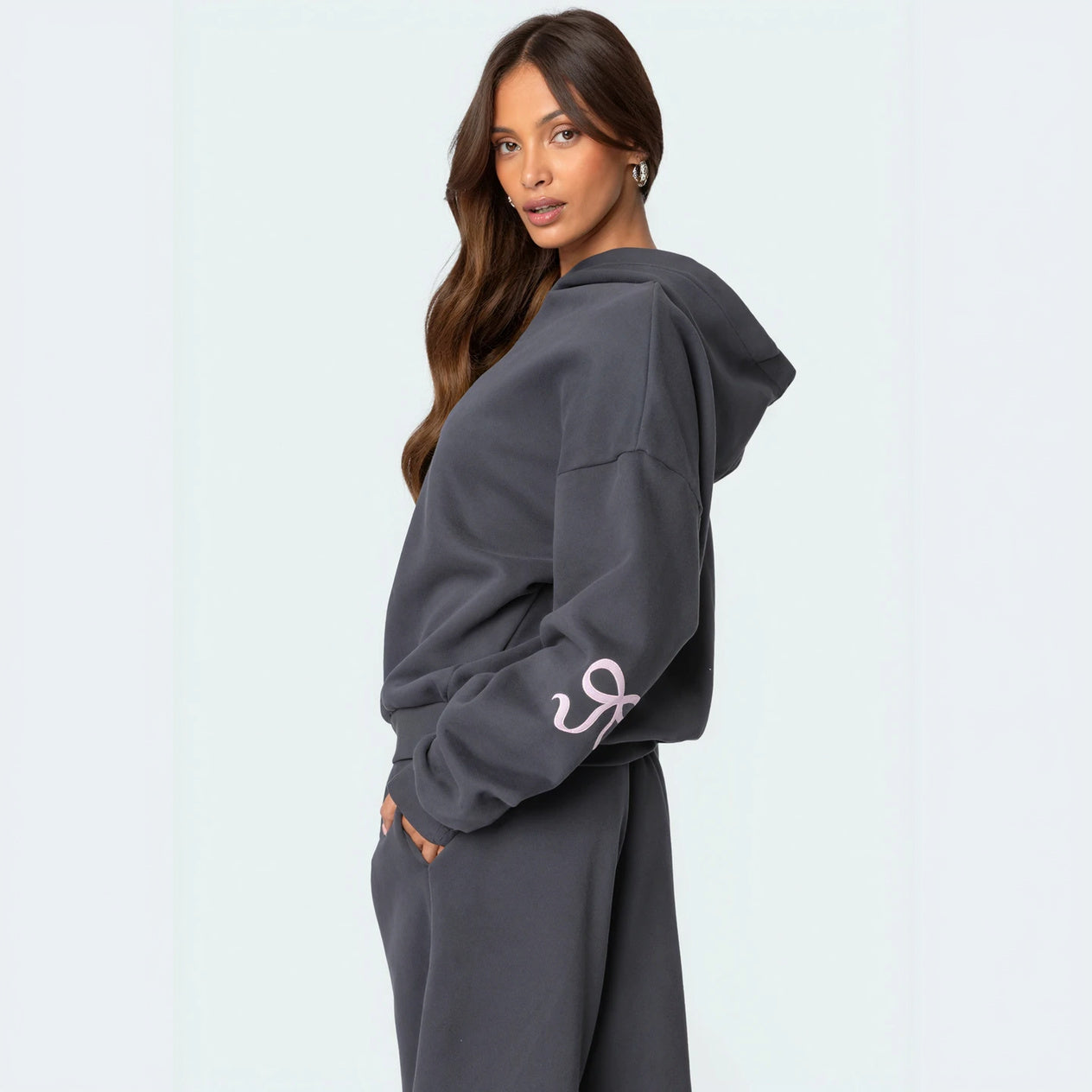 Relaxed Fit Activewear Set - Hoodie & Sweatpants