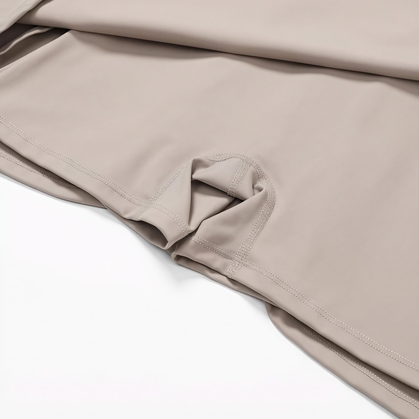 A-Line Dress with Built-In Shorts & Slit