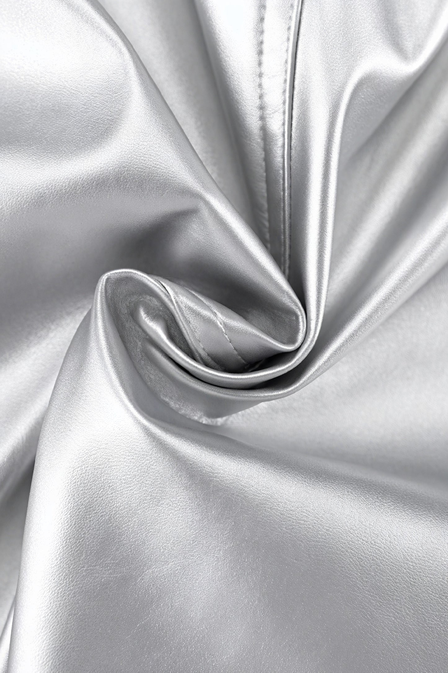 High-Waisted Maxi Skirt - Front Slit Faux Leather