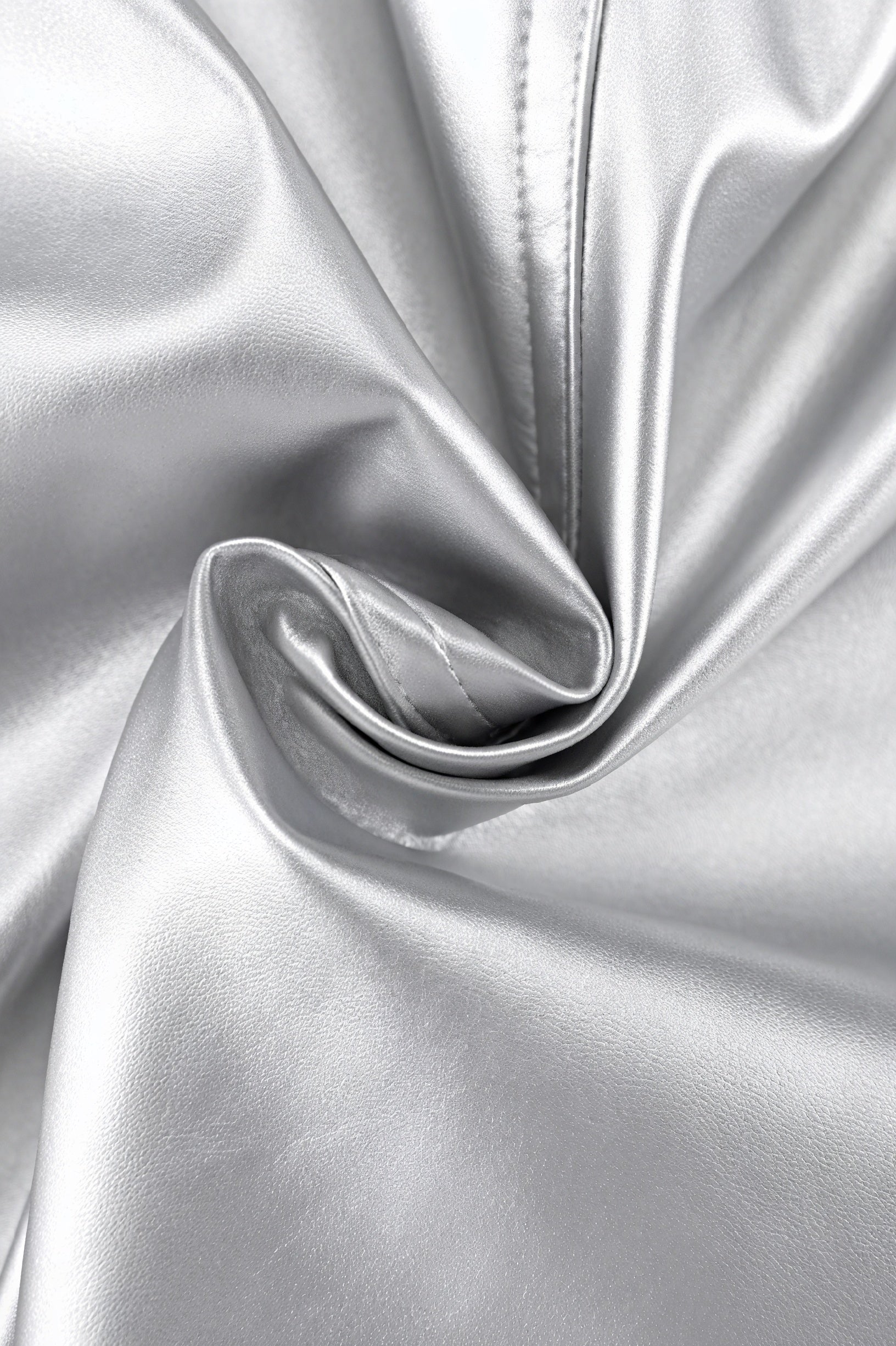 High-Waisted Maxi Skirt - Front Slit Faux Leather