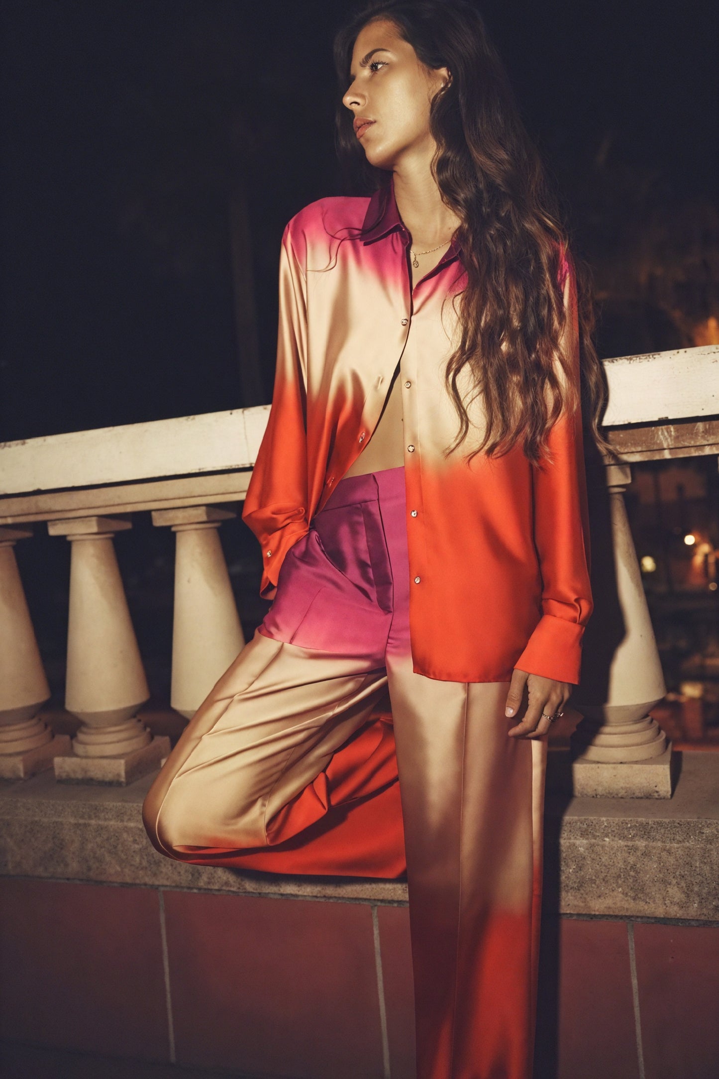 Modern Gradient Two-Piece Suit