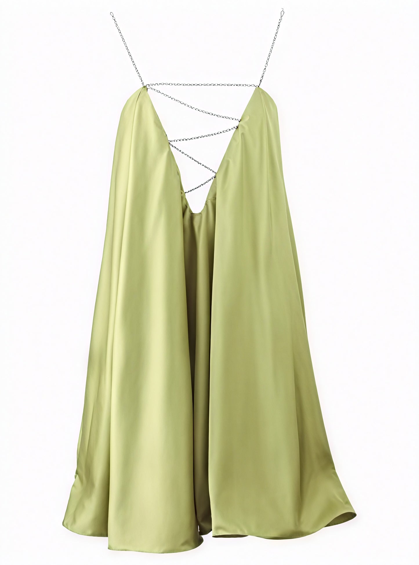 Chain Strap A-Line Mini Dress