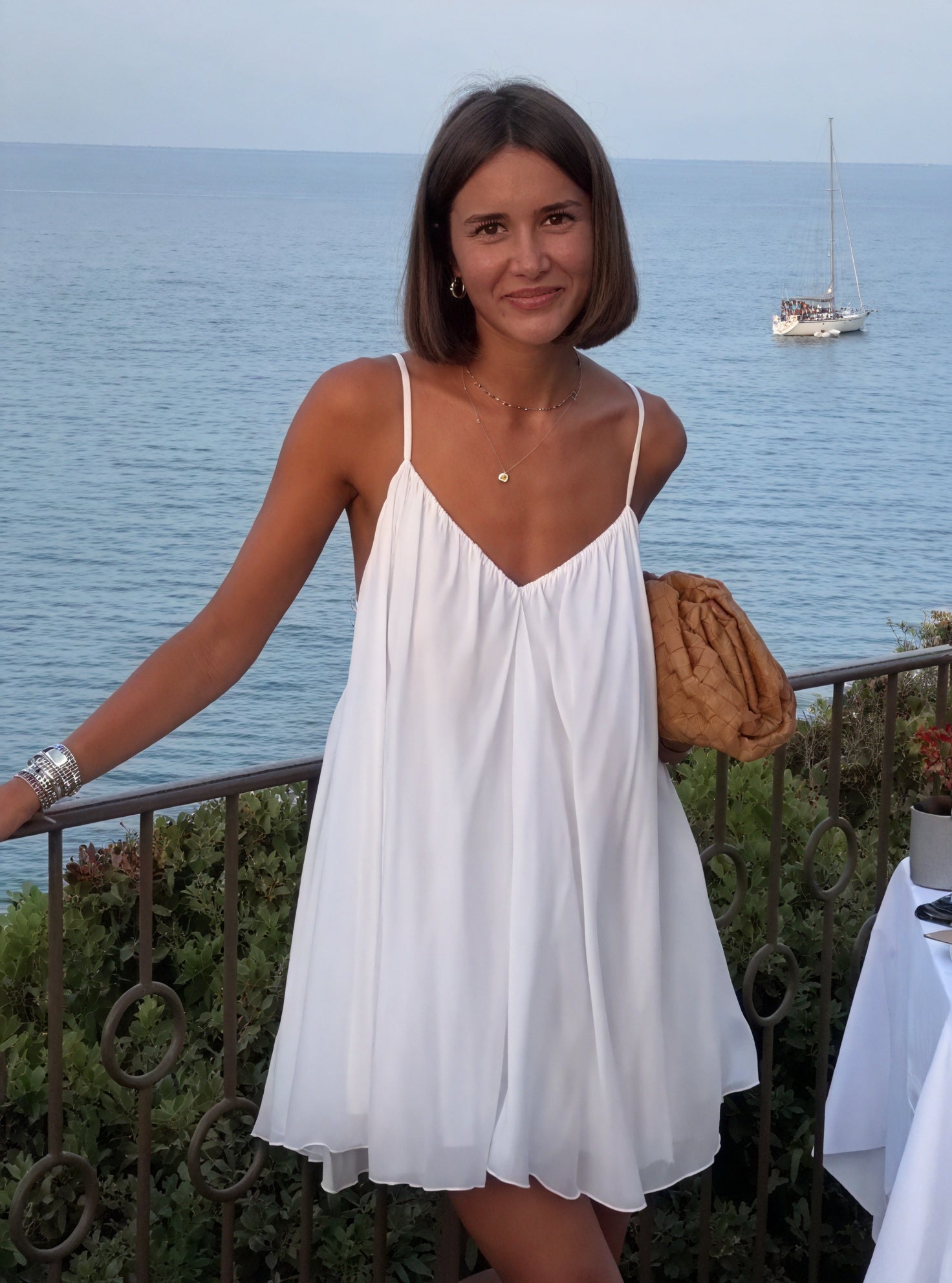 Flowy V-Neck Spaghetti Strap Dress Lightweight Summer Versatile-81491-9eb7f869-9eae-416a-bb58-9b2f95115927