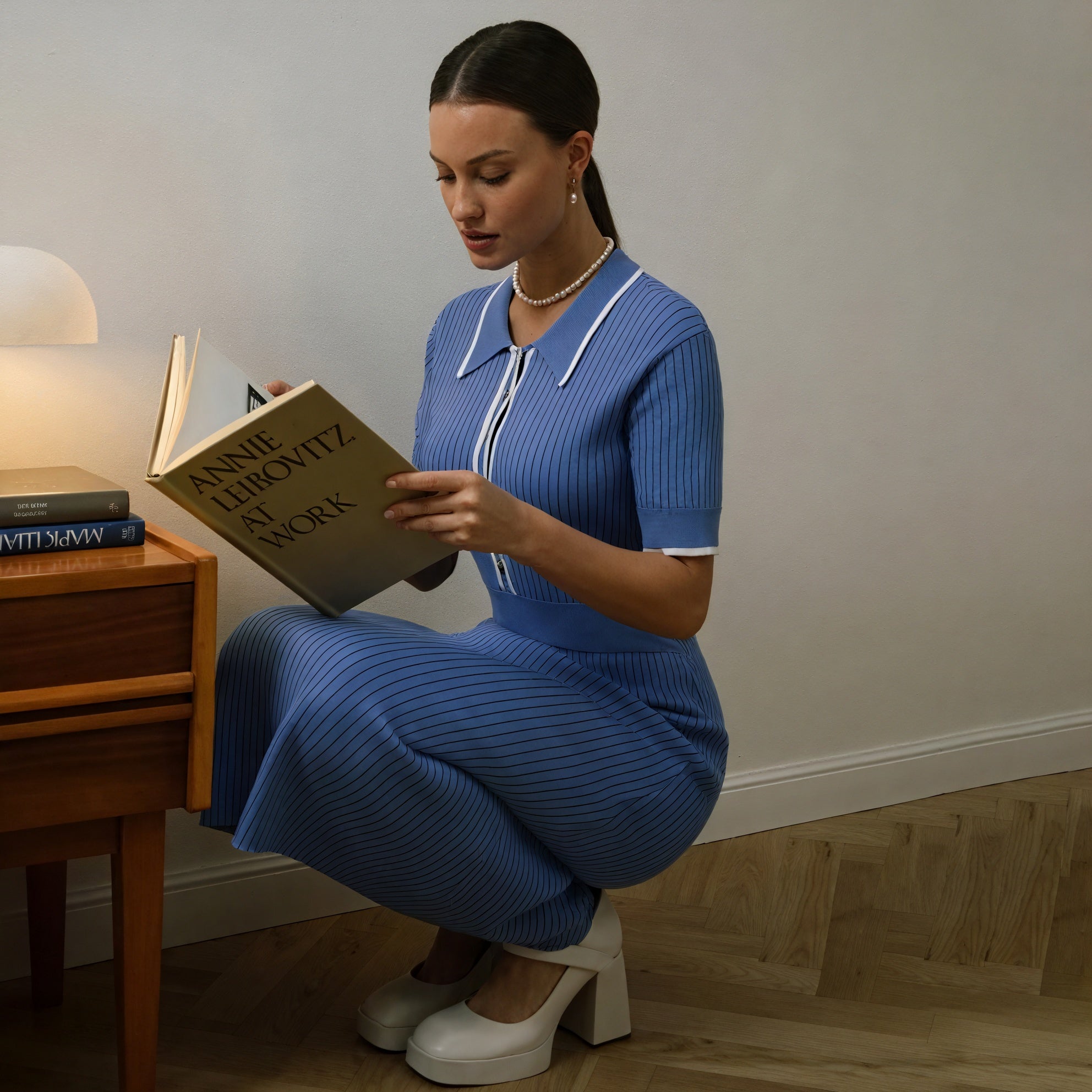 Charming Knit Dress: A Touch of Classic Sophistication