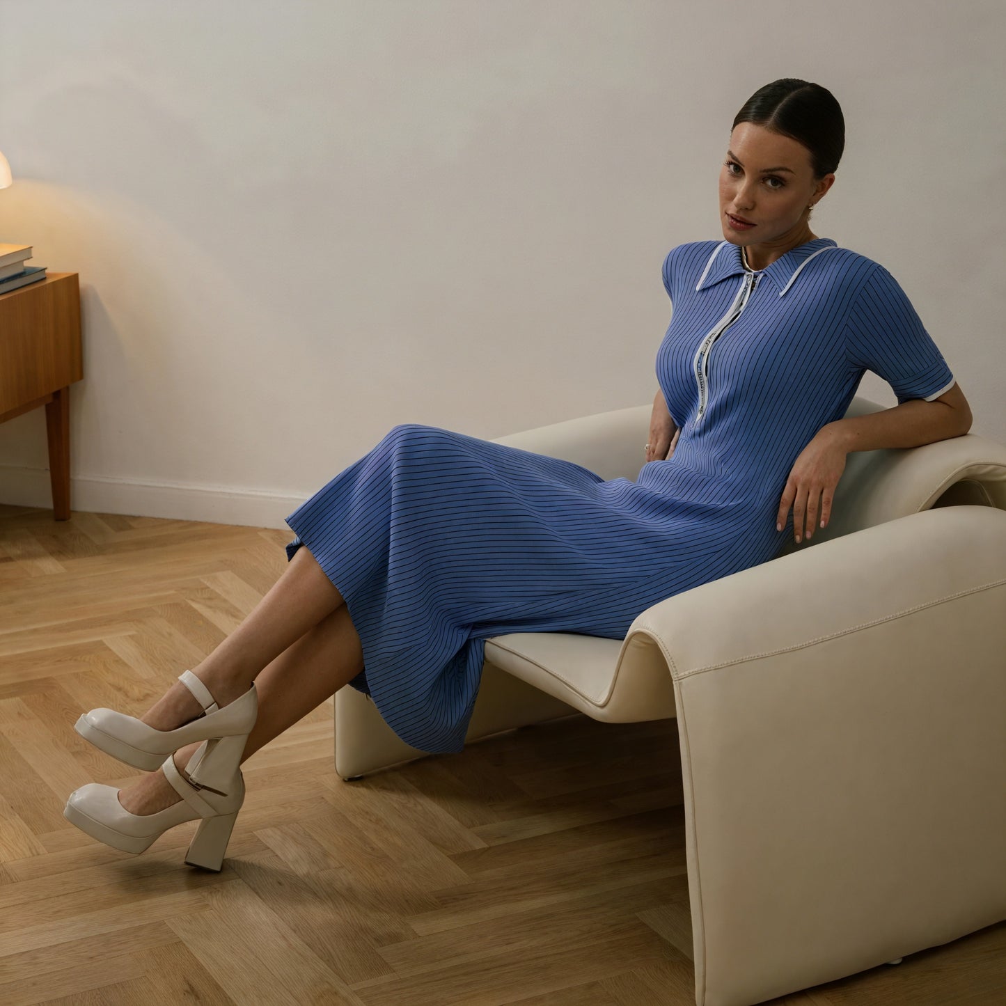 Charming Knit Dress: A Touch of Classic Sophistication