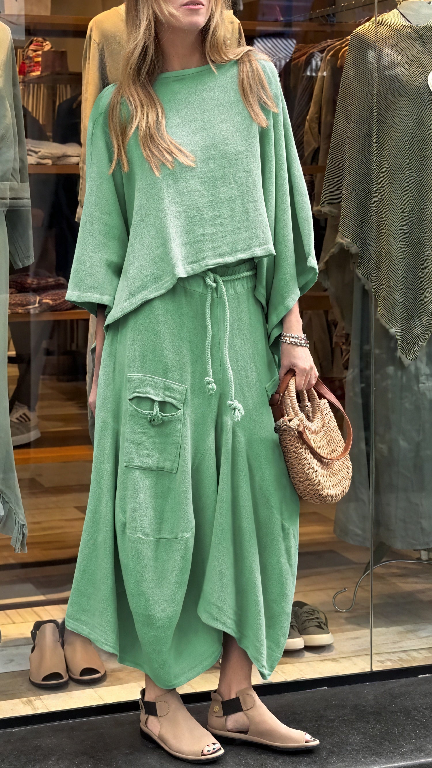 Women's Two-Piece Outfit – Relaxed Fit, Drawstring Waist, Pockets-81991-8093b152-75a4-45ae-82b9-a61df4200235