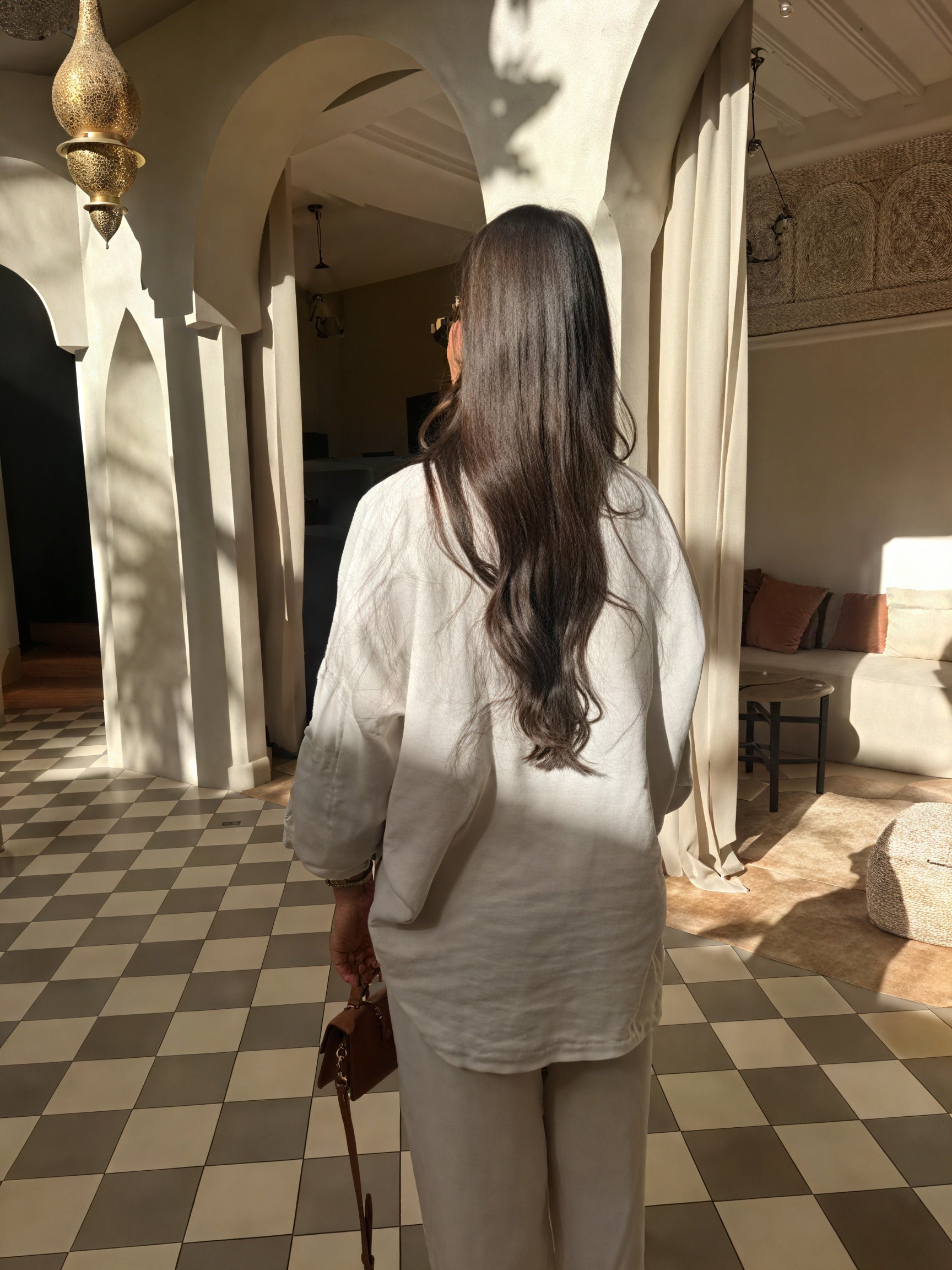 Women's Linen Two-Piece Outfit – Relaxed Button-Down Shirt & Pants Set, Basicfold-82126-0a249b0a-7b99-4fab-93b8-f2d77c653527