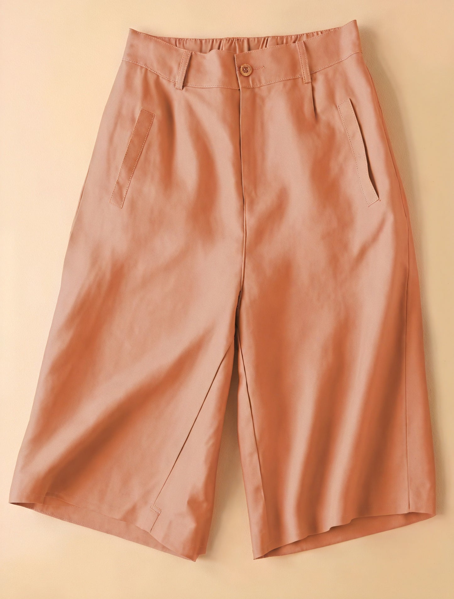Wide-Leg Culottes - High-Waisted Modern Pant