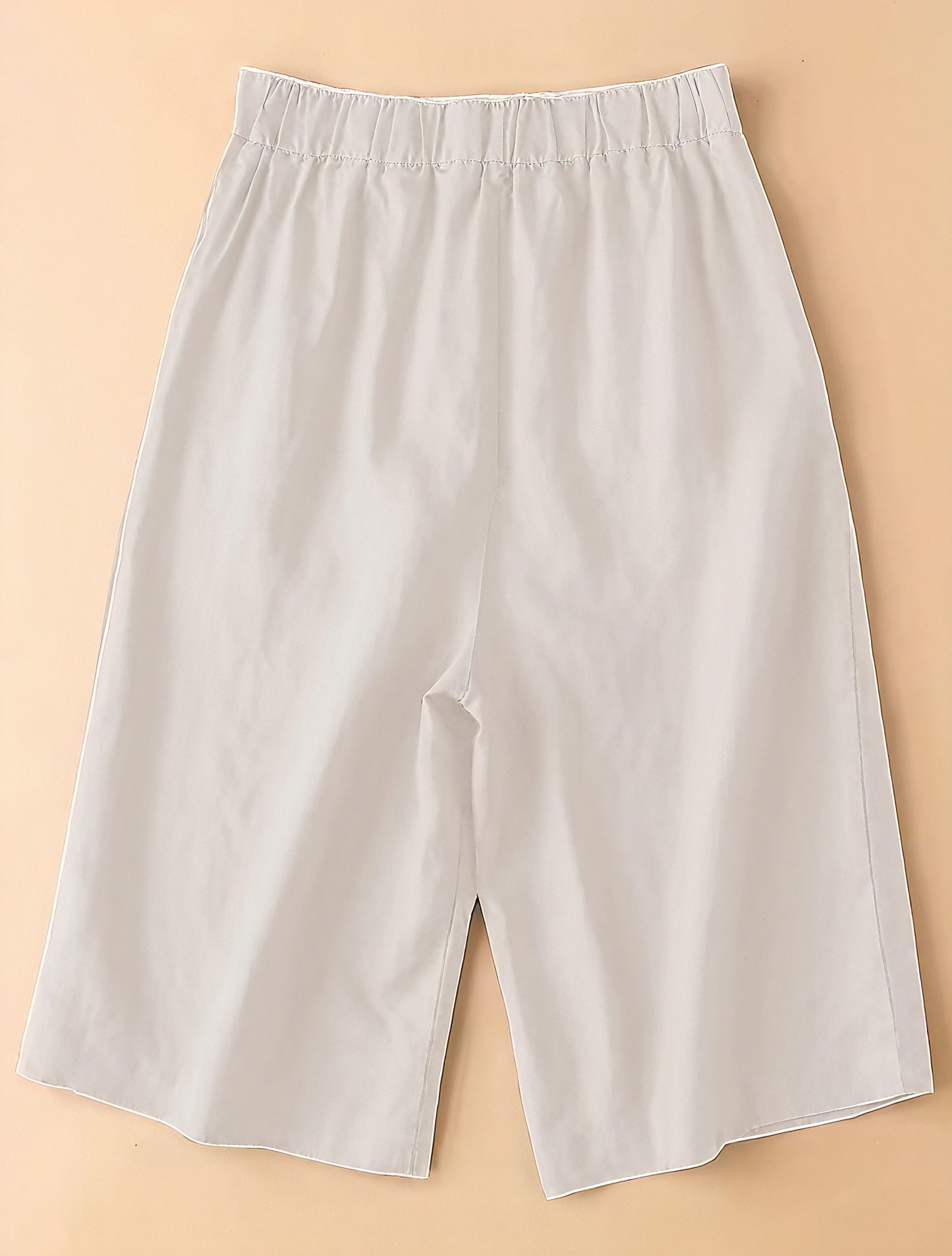 Wide-Leg Culottes - High-Waisted Modern Pant