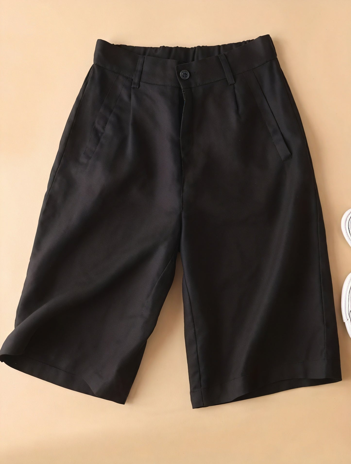 Wide-Leg Culottes - High-Waisted Modern Pant