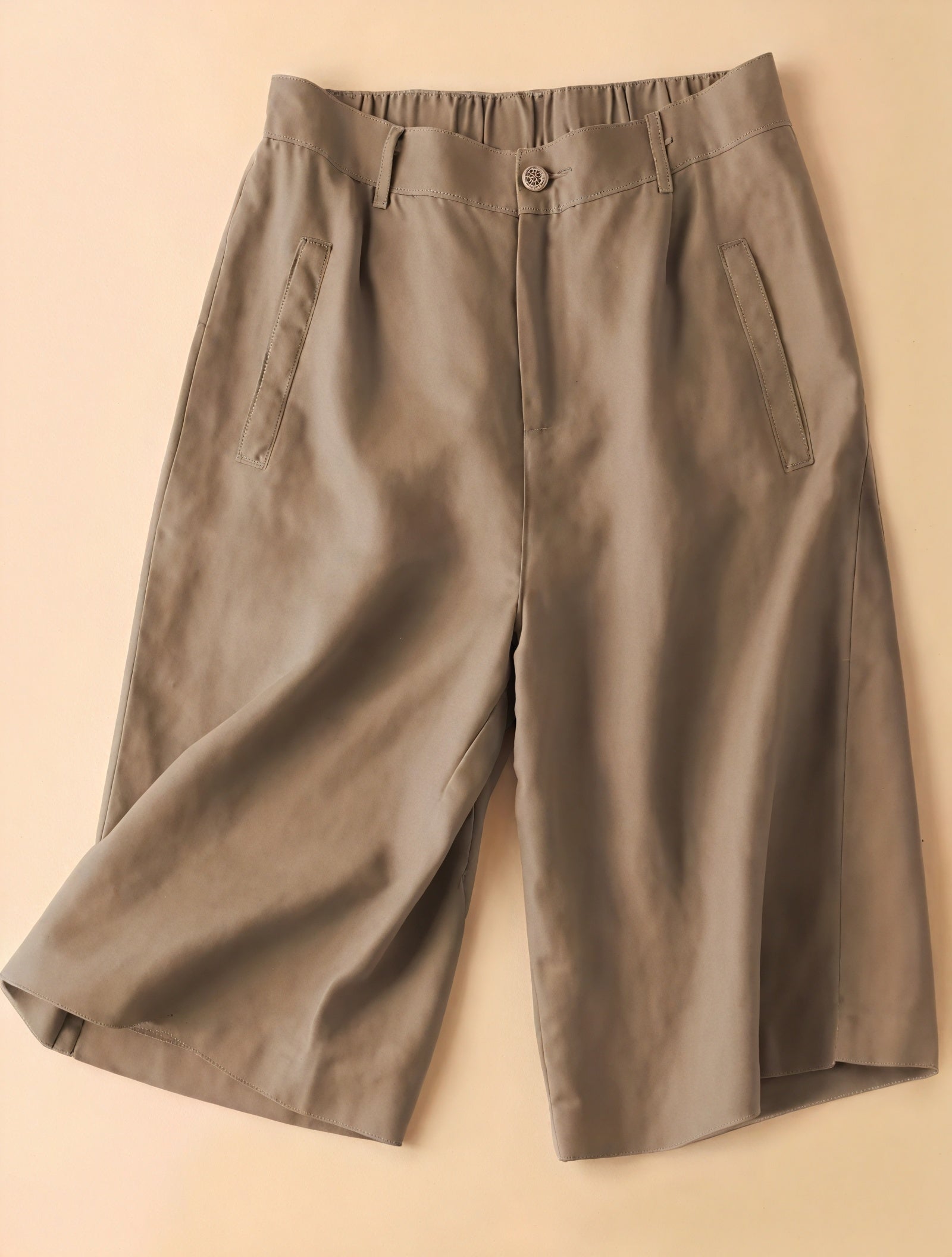 Wide-Leg Culottes - High-Waisted Modern Pant