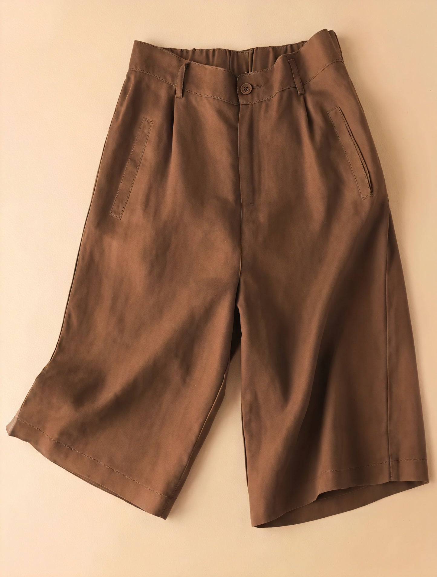 Wide-Leg Culottes - High-Waisted Modern Pant
