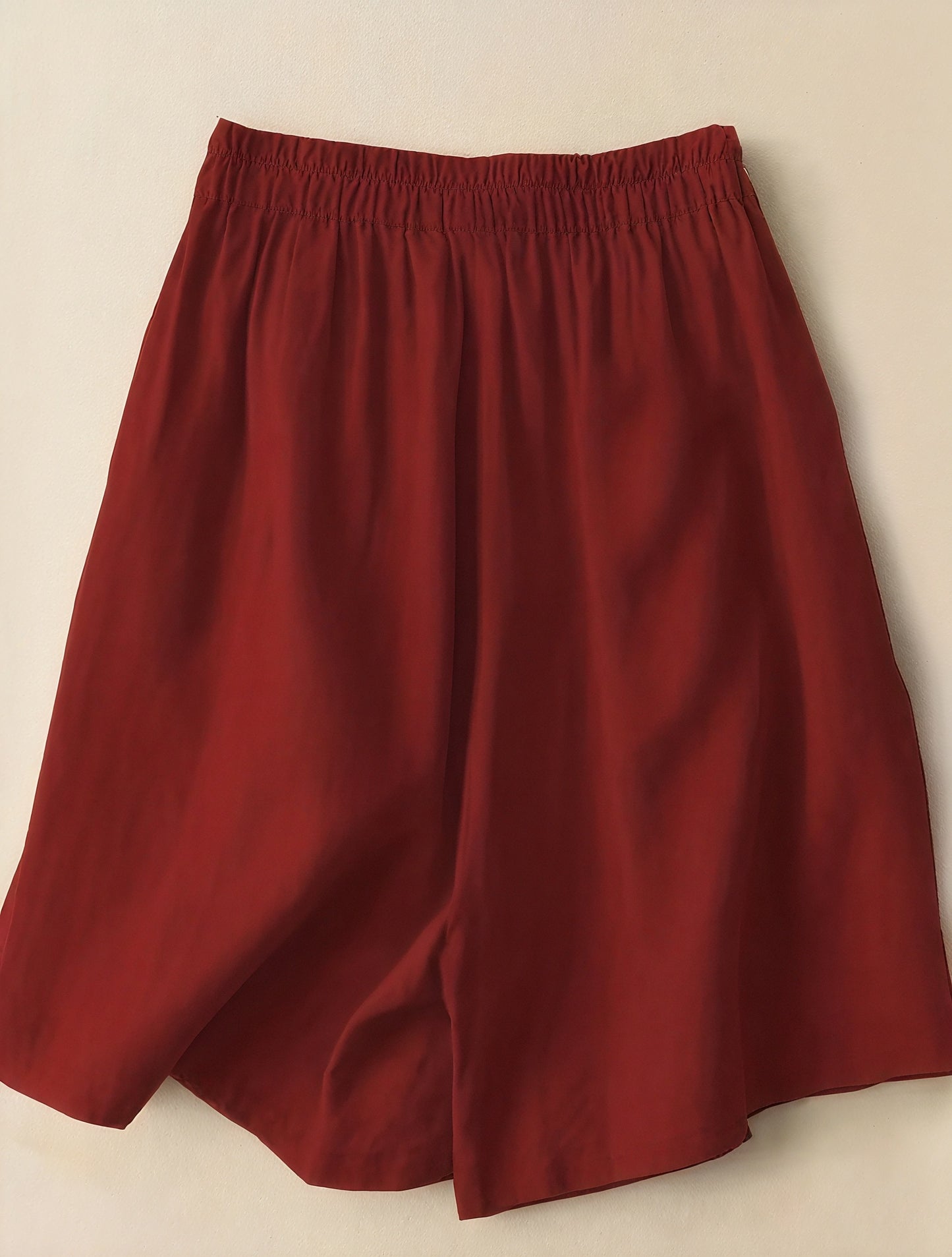 Relaxed Fit High-Waisted Wide Leg Shorts