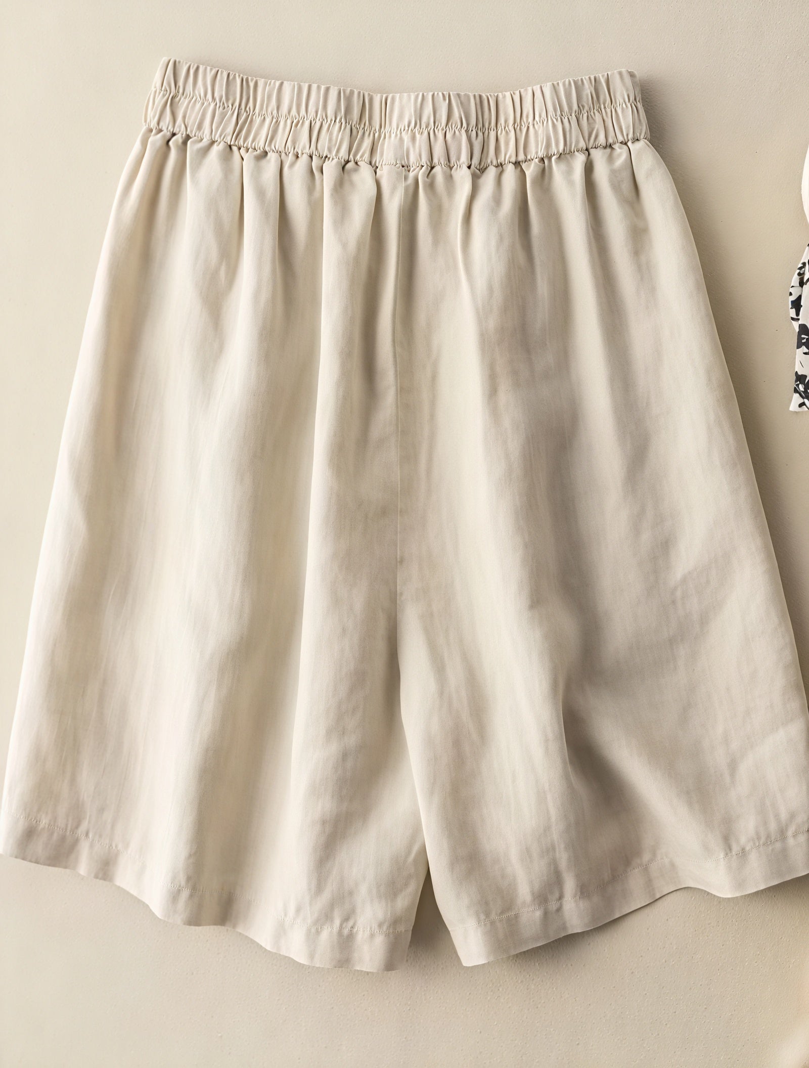 Relaxed Fit High-Waisted Wide Leg Shorts