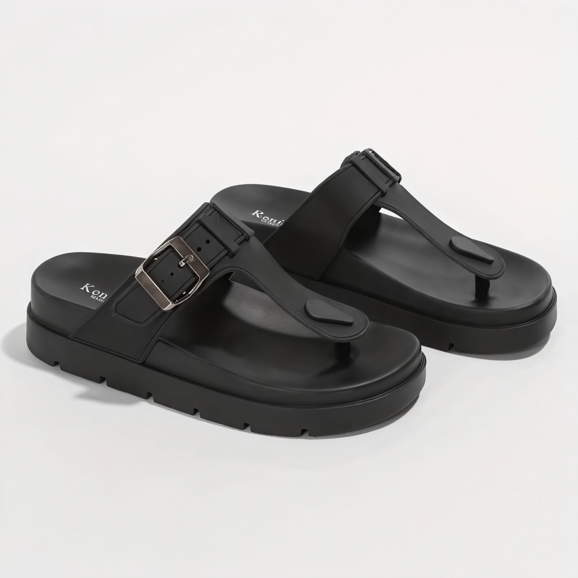 Sculpted Sole Sandals: Modern Comfort, Minimalist Design