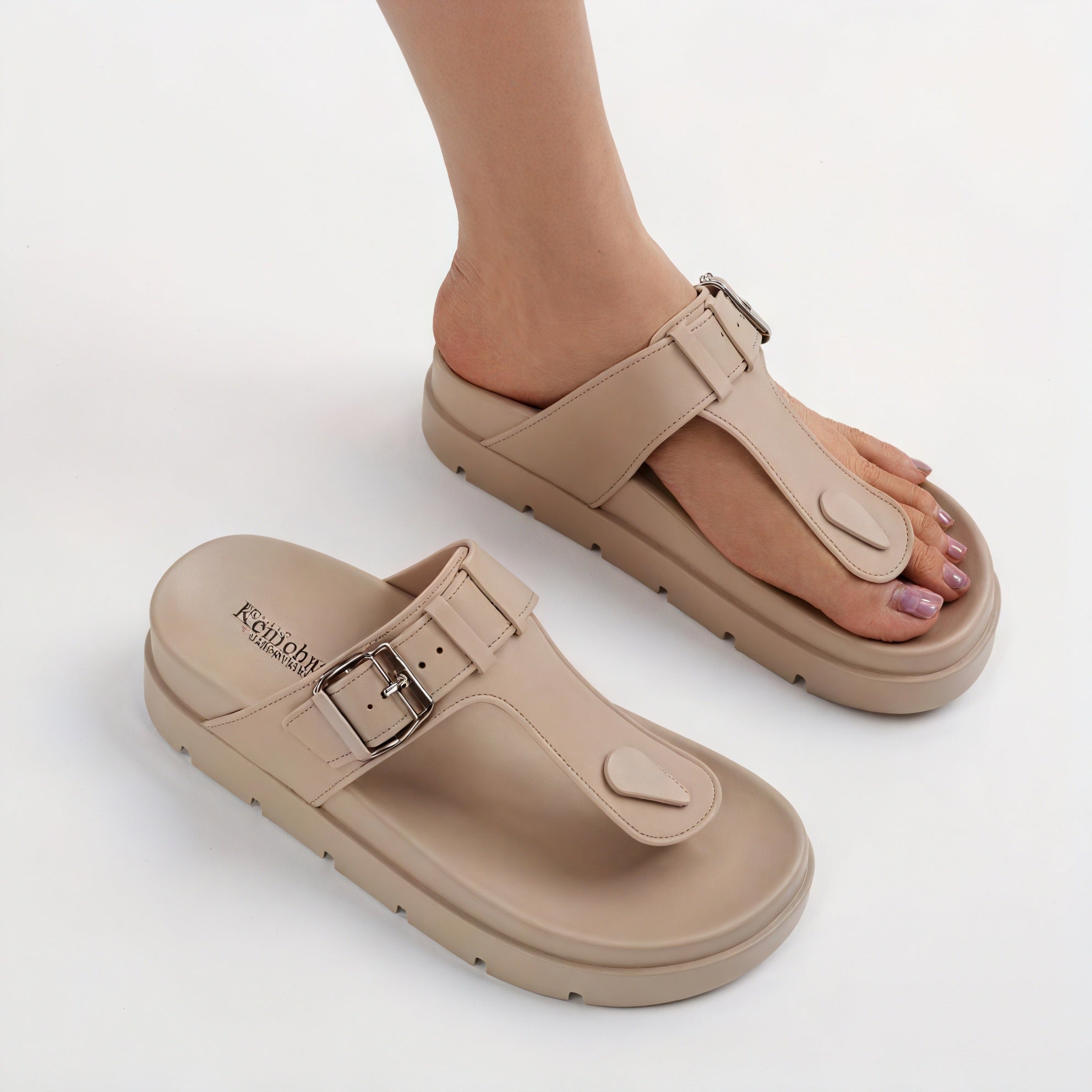 Sculpted Sole Sandals: Modern Comfort, Minimalist Design