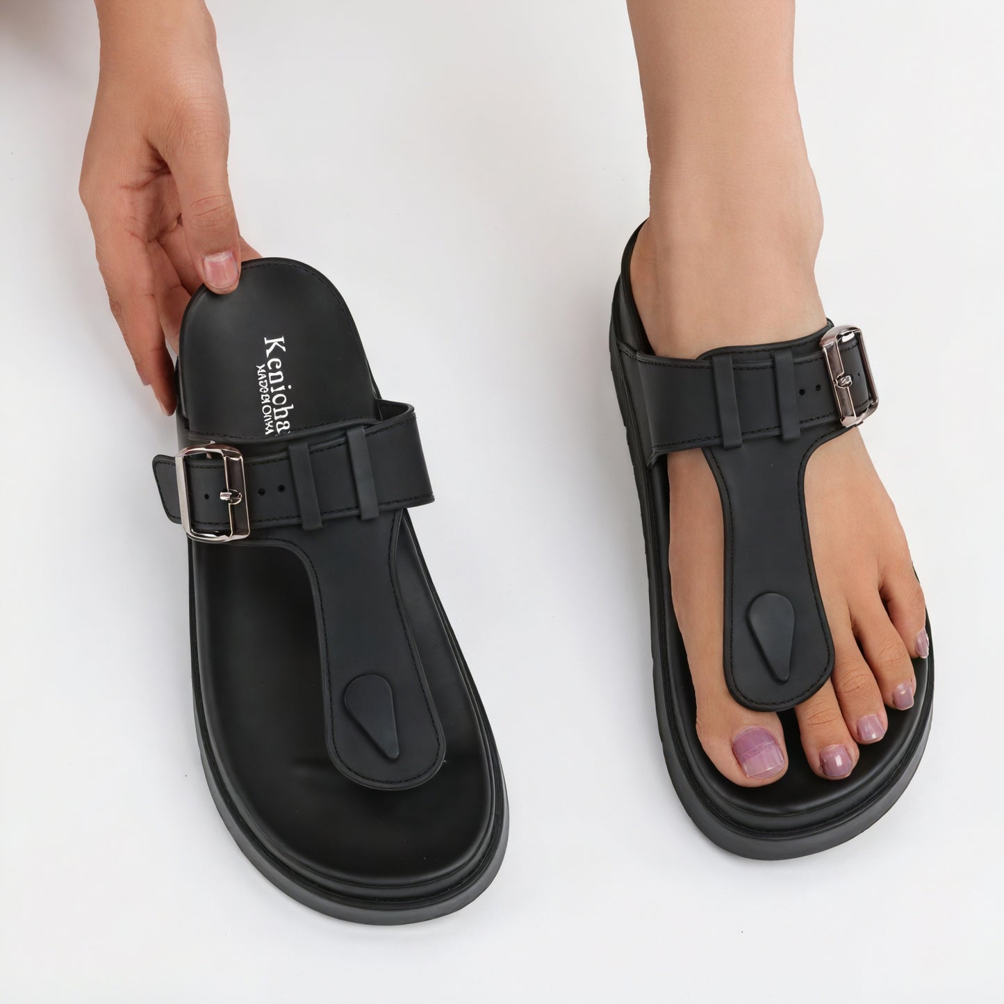 Sculpted Sole Sandals: Modern Comfort, Minimalist Design