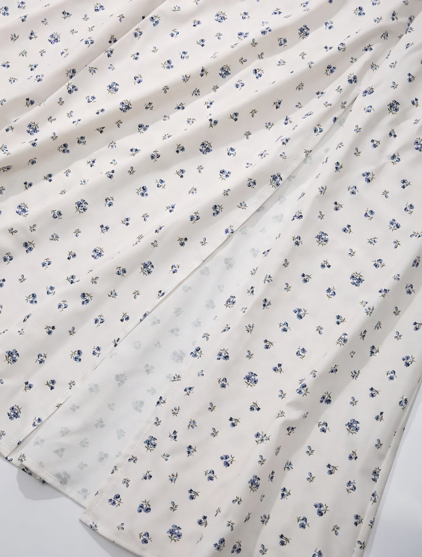 Floral Dress Square Neck Puff Sleeve Tie Bust High Slit Romantic Summer Garden Party-82654-d7d95a62-b105-4ba9-aac2-55b6186b99b6