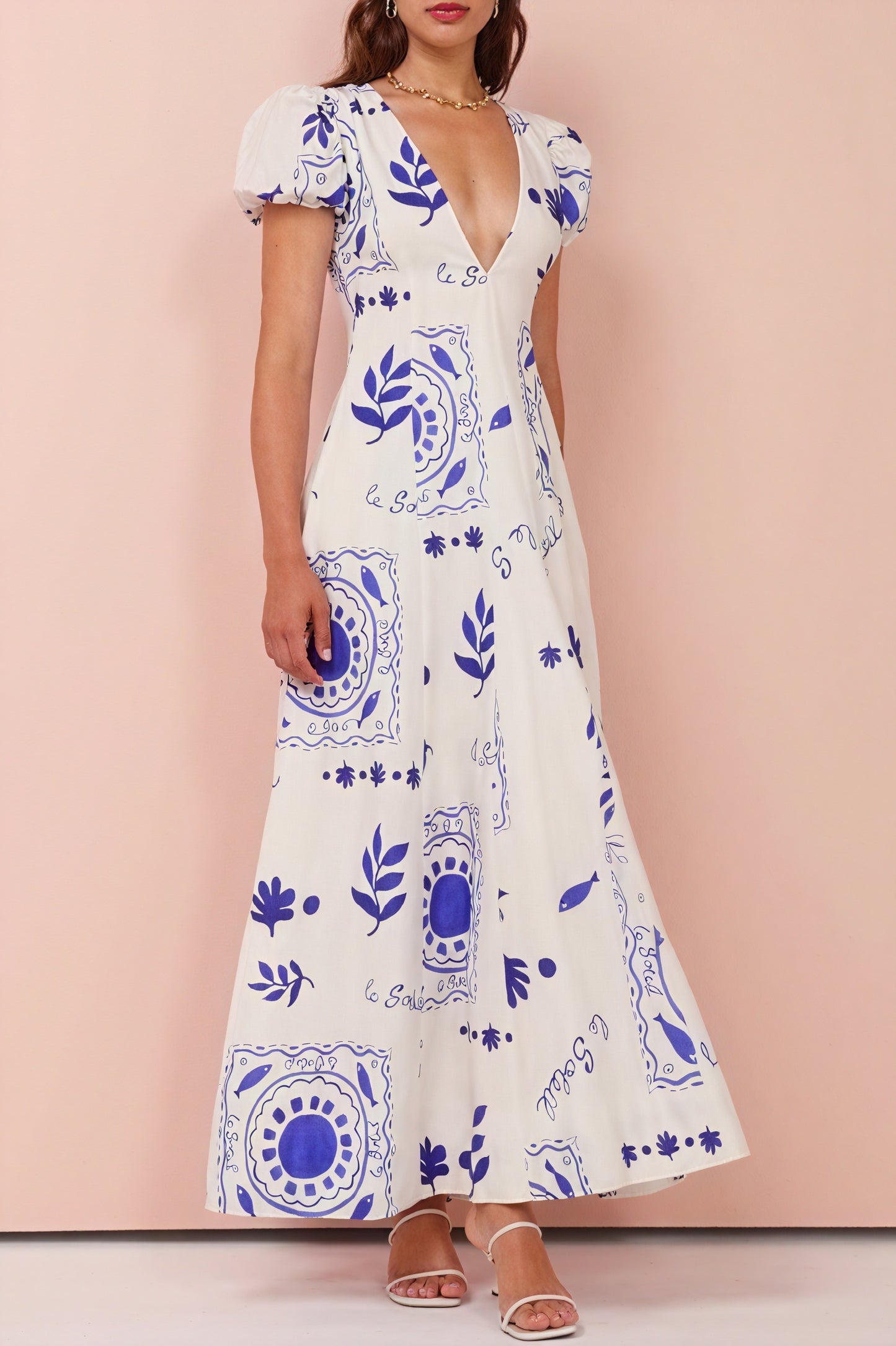 Printed Midi Dress: Summer Daydream