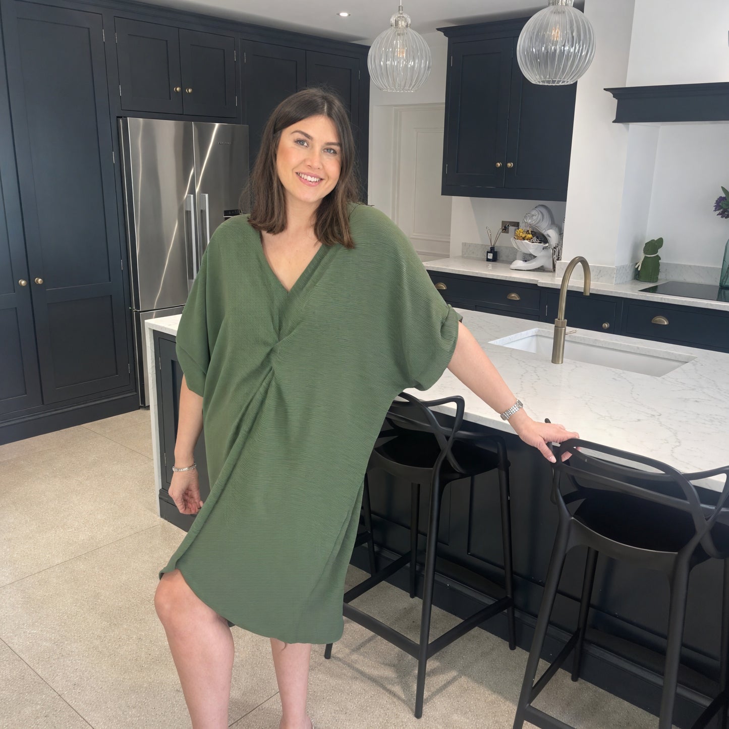 Tiffany Maxi Knot Dress - Blush Boutique Essex